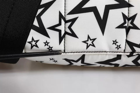 Dolce & Gabbana White DG Stars Print Nylon School Backpack Bag Dolce & Gabbana Retail Flare