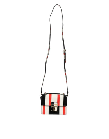 Dolce & Gabbana Multicolor Stripes Leather Crossbody Bag Dolce & Gabbana Retail Flare