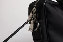 Dolce & Gabbana Black Logo Plaque Double Handle Messenger Bag Dolce & Gabbana Retail Flare