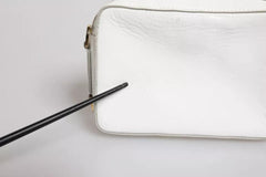 Dolce & Gabbana White Leather Logo Plaque Crossbody Bag Dolce & Gabbana Retail Flare