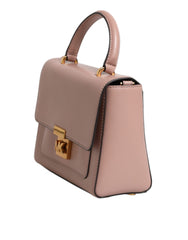 Michael Kors Pink Leather Logo Plaque Crossbody MINDY Satchel Bag Michael Kors Retail Flare
