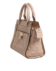 Michael Kors Peach Quilted Leather Logo Crossbody VIVIANNE Messenger Bag Michael Kors Retail Flare