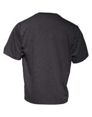 Dolce & Gabbana Dark Gray Crew Neck Short Sleeves T-shirt Dolce & Gabbana Retail Flare