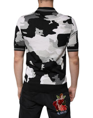 Dolce & Gabbana Multicolor Camouflage Collared Polo T-shirt Dolce & Gabbana Retail Flare