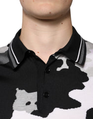 Dolce & Gabbana Multicolor Camouflage Collared Polo T-shirt Dolce & Gabbana Retail Flare