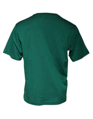 Dolce & Gabbana Green Logo Crew Neck Short Sleeves T-shirt Dolce & Gabbana Retail Flare