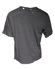 Dolce & Gabbana Gray Logo Crew Neck Short Sleeves T-shirt Dolce & Gabbana Retail Flare