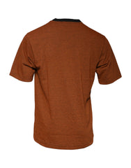 Dolce & Gabbana Brown DG Logo Polyester Crew Neck T-shirt Dolce & Gabbana Retail Flare