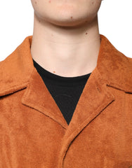 Dolce & Gabbana Hazel Cotton Velvet Button Down Collared Shirt Dolce & Gabbana Retail Flare