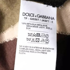 Dolce & Gabbana Multicolor Camouflage Collared Polo T-shirt Dolce & Gabbana Retail Flare