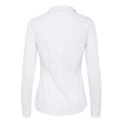 ICHI White Cotton Shirt ICHI Retail Flare