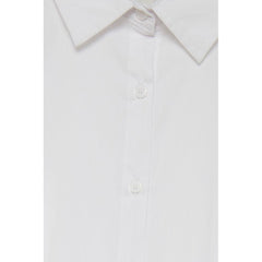 ICHI White Cotton Shirt ICHI Retail Flare