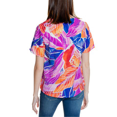 Vila Clothes Multicolor Viscose Shirt Vila Clothes Retail Flare