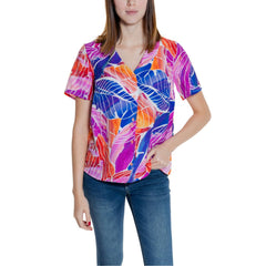 Vila Clothes Multicolor Viscose Shirt Vila Clothes Retail Flare
