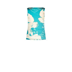 Rinascimento Turquoise Polyester Shirt Rinascimento Retail Flare