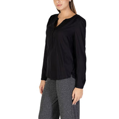 Street One Black Viscose Shirt Street One Retail Flare