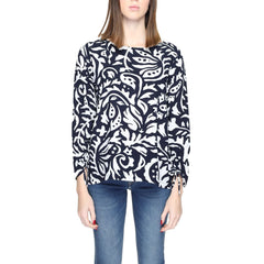 Street One Blue Viscose Shirt Street One Retail Flare