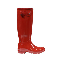 Hunter Red Recycled Polyester Boot Hunter Retail Flare