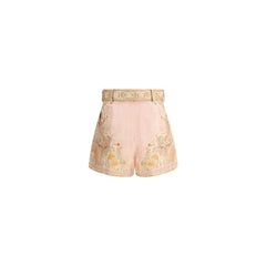 Zimmermann Acacia Tuck Shorts Zimmermann Retail Flare