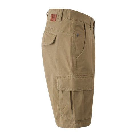 Yes Zee Beige Cotton Men Bermuda Short - Retail Flare