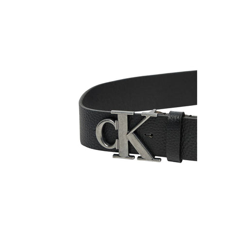 Calvin Klein Jeans Black Leather Belt - Retail Flare