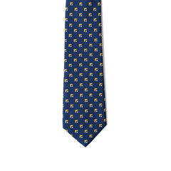 Giorgio Armani Blue Silk Ties & Bowty Giorgio Armani Retail Flare