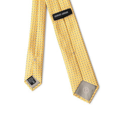 Giorgio Armani Yellow Silk Ties & Bowty Giorgio Armani Retail Flare