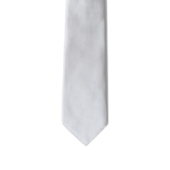 Giorgio Armani Silver Silk Ties & Bowty Giorgio Armani Retail Flare