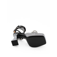 MACH & MACH Chic Black Leather Platforms for Elevated Style - Retail Flare