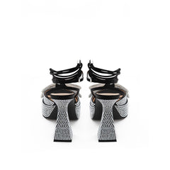 MACH & MACH Chic Black Leather Platforms for Elevated Style - Retail Flare