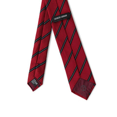 Giorgio Armani Red Silk Ties & Bowty Giorgio Armani Retail Flare