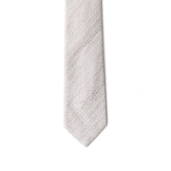 Emporio Armani Silver Silk Ties & Bowty Emporio Armani Retail Flare