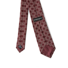 Emporio Armani Red Silk Ties & Bowty Emporio Armani Retail Flare