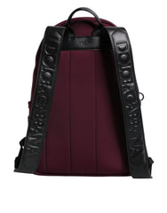 Dolce & Gabbana Burgundy Montreale Tecnico Textile Men Backpack Bag Dolce & Gabbana Retail Flare