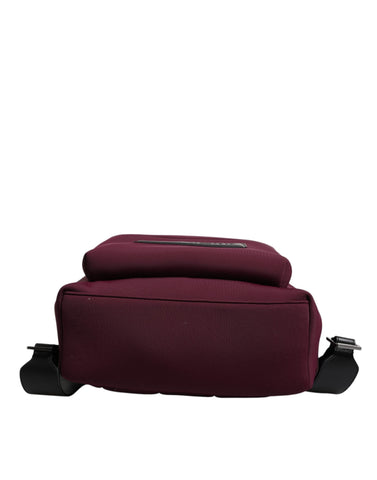Dolce & Gabbana Burgundy Montreale Tecnico Textile Men Backpack Bag -  Dolce & Gabbana -  Retail Flare