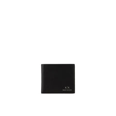 Armani Exchange Black Leather Wallet Armani Exchange Retail Flare