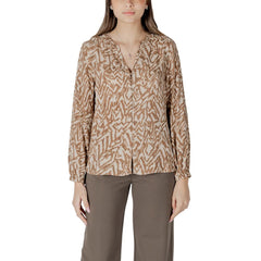 Street One Beige Viscose Shirt Street One Retail Flare