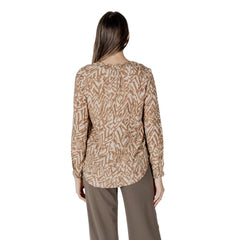 Street One Beige Viscose Shirt Street One Retail Flare