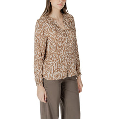 Street One Beige Viscose Shirt Street One Retail Flare