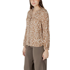 Street One Beige Viscose Shirt Street One Retail Flare