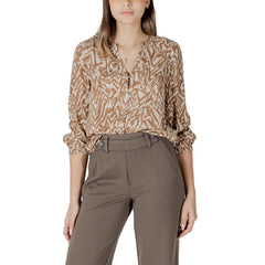 Street One Beige Viscose Shirt Street One Retail Flare
