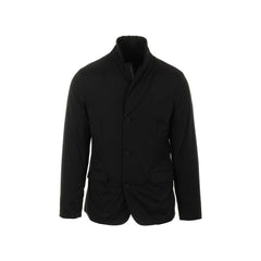People Of Shibuya Black Polyester Jacket People Of Shibuya Retail Flare