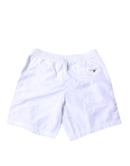 Dolce & Gabbana White Stripes Beachwear Shorts 2 Pc Swimwear -  Dolce & Gabbana -  Retail Flare