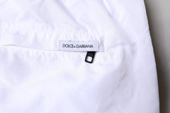 Dolce & Gabbana White Stripes Beachwear Shorts 2 Pc Swimwear -  Dolce & Gabbana -  Retail Flare