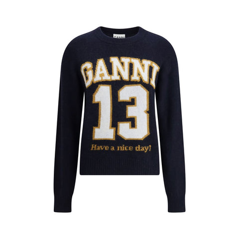 Ganni Baseball Sweater