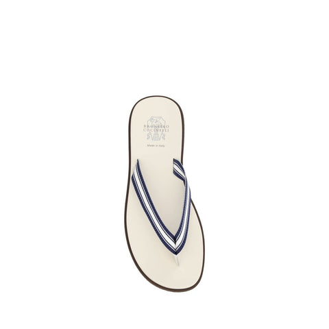 Brunello Cucinelli Thong Slippers Brunello Cucinelli Retail Flare