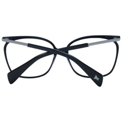 Yohji Yamamoto Black Women Optical Frames Yohji Yamamoto Retail Flare
