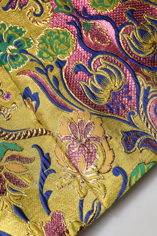 Dolce & Gabbana Multicolor Floral Jacquard Mid Waist Mini Skirt -  Dolce & Gabbana -  Retail Flare