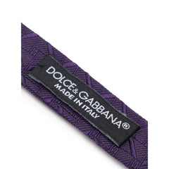 Dolce & Gabbana Purple Silk Ties & Bowty Dolce & Gabbana Retail Flare