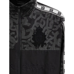 Dolce & Gabbana Black Polyester Jacket Dolce & Gabbana Retail Flare